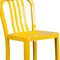 Flash Furniture 30" High Yellow Metal Barstool with Slat Back CH-61200-30-YL-GG - alternate 3