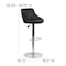Flash Furniture Black Vinyl Barstool, Adj Height, Seat Height Range: 23" to 32" CH-82028A-BK-GG - alternate 3