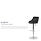 Flash Furniture Black Vinyl Barstool, Adj Height, Seat Height Range: 23" to 32" CH-82028A-BK-GG - alternate 6