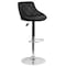 Flash Furniture Black Vinyl Barstool, Adj Height, Seat Height Range: 23" to 32" CH-82028A-BK-GG - alternate 5