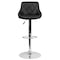 Flash Furniture Black Vinyl Barstool, Adj Height, Seat Height Range: 23" to 32" CH-82028A-BK-GG - alternate 10