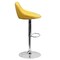 Flash Furniture Yellow Vinyl Barstool, Adj Height CH-82028A-YEL-GG - alternate 8