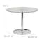 Flash Furniture Round 39.25" W, 39.25" L, 29" H, Glass, Clear CH-8-GG - alternate 4