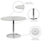 Flash Furniture Round 39.25" W, 39.25" L, 29" H, Glass, Clear CH-8-GG - alternate 5