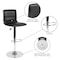 Flash Furniture Black Vinyl Barstool, Adj Height CH-92023-1-BK-GG - alternate 5
