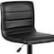 Flash Furniture Black Vinyl Barstool, Adj Height CH-92023-1-BK-GG - alternate 10