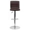 Flash Furniture Brown Vinyl Barstool, Adj Height CH-92023-1-BRN-GG - alternate 10