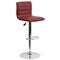 Flash Furniture Burgundy Vinyl Barstool, Adj Height CH-92023-1-BURG-GG - alternate 3