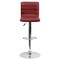 Flash Furniture Burgundy Vinyl Barstool, Adj Height CH-92023-1-BURG-GG - alternate 10