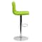Flash Furniture Green Vinyl Barstool, Adj Height, Backrest: Stitch Back CH-92023-1-GRN-GG - alternate 8