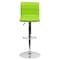 Flash Furniture Green Vinyl Barstool, Adj Height, Backrest: Stitch Back CH-92023-1-GRN-GG - alternate 10