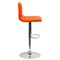 Flash Furniture Orange Vinyl Barstool, Adj Height, Weight Capacity: 330 lb. CH-92023-1-ORG-GG - alternate 8