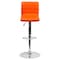 Flash Furniture Orange Vinyl Barstool, Adj Height, Weight Capacity: 330 lb. CH-92023-1-ORG-GG - alternate 10