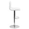 Flash Furniture White Vinyl Barstool, Adj Height CH-92023-1-WH-GG - alternate 7