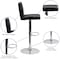 Flash Furniture Black Vinyl Barstool, Adj Height CH-92066-BK-GG - alternate 8