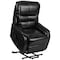 Flash Furniture Lift Recliner, Remote Powered, Blk Leather CH-US-153062L-BK-LEA-GG - alternate 3