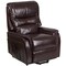 Flash Furniture Recliner, 32" to 67" x 44" to 57", Upholstery Color: Brown CH-US-153062L-BRN-LEA-GG - alternate 8
