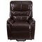 Flash Furniture Recliner, 32" to 67" x 44" to 57", Upholstery Color: Brown CH-US-153062L-BRN-LEA-GG - alternate 6