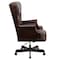 Flash Furniture Executive Chair Fixed Arms, 18-1/2" to 21" Height, Leather, Brown CI-J600-BRN-GG - alternate 6
