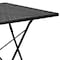 Flash Furniture 28" Square Black Steel Folding Patio Table CO-1-BK-GG - alternate 9