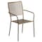 Flash Furniture Gold Steel Patio Arm Chair with Square Back CO-2-GD-GG - alternate 7