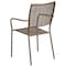 Flash Furniture Gold Steel Patio Arm Chair with Square Back CO-2-GD-GG - alternate 6