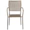 Flash Furniture Gold Steel Patio Arm Chair with Square Back CO-2-GD-GG - alternate 10