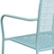 Flash Furniture Sky Blue Steel Patio Arm Chair with Square Back CO-2-SKY-GG - alternate 5
