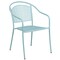 Flash Furniture 30" Round Sky Blue Steel Folding Table w/ 4 Chairs CO-30RDF-03CHR4-SKY-GG - alternate 5