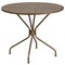 Flash Furniture 35.25" Round Gold Steel Table with 2 Chairs CO-35RD-03CHR2-GD-GG - alternate 2