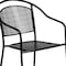 Flash Furniture 35.25" Round Black Steel Table Set with 4 Chairs CO-35RD-03CHR4-BK-GG - alternate 7