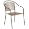 Flash Furniture 35.5" Square Gold Steel Table w/ 2 Chairs CO-35SQ-03CHR2-GD-GG - alternate 5