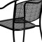 Flash Furniture 35.5" Square Black Steel Table w/ 4 Chairs CO-35SQ-03CHR4-BK-GG - alternate 10