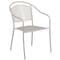 Flash Furniture 35.5" Square Lt Gray Steel Table w/ 4 Chairs CO-35SQ-03CHR4-SIL-GG - alternate 5
