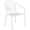 Flash Furniture 35.5" Square White Steel Table w/ 4 Chairs CO-35SQ-03CHR4-WH-GG - alternate 5