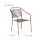 Flash Furniture Gold Steel Patio Arm Chair with Round Back CO-3-GD-GG - alternate 5