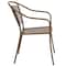 Flash Furniture Gold Steel Patio Arm Chair with Round Back CO-3-GD-GG - alternate 10
