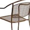 Flash Furniture Gold Steel Patio Arm Chair with Round Back CO-3-GD-GG - alternate 4