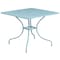 Flash Furniture 35.5" SQ Sky Blue Steel Patio Table-Umbrella Hole CO-6-SKY-GG - alternate 3