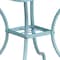 Flash Furniture 35.5" SQ Sky Blue Steel Patio Table-Umbrella Hole CO-6-SKY-GG - alternate 8