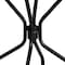 Flash Furniture 35.25" Round Black Steel Patio Table-Umbrella Hole CO-7-BK-GG - alternate 7