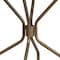 Flash Furniture 35.25" Round Gold Steel Patio Table-Umbrella Hole CO-7-GD-GG - alternate 7