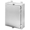 Nvent Hoffman Clamps with Padlock Hasp Electrical Enclosures, 16 in H, 6 in D, 16 in W, 12, 13, 3, 3R, 3RX, 4, 4X A16H1606SSLP - alternate 1