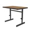 Correll Rectangle Econoline Adjustable Height Computer Desk and Training Table, 24" W, 48" L, 21" to 29" H CSA2448-06 - alternate 5