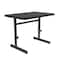 Correll Rectangle Econoline Adjustable Height Computer Desk and Training Table, High Pressure Laminate Top CSA2448-07 - alternate 5