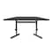 Correll Trapezoidal Econoline Adjustable Height Computer Desk and Training Table, Black Granite CSA3060TR-07 - alternate 4