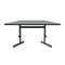 Correll Trapezoidal Econoline Adjustable Height Computer Desk and Training Table, Gray Granite CSA3060TR-15 - alternate 4