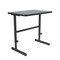 Correll Workstation Desk Standing Height Workstation, 24" D X 34" to 42" H, 20" W X Gray Granite CST2024-15 - alternate 4