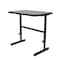 Correll Workstation Desk Standing Height Workstation, 24" D X 34" to 42" H, 20" W X Gray Granite CST2024-15 - alternate 2