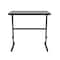 Correll Workstation Desk Standing Height Workstation, 24" D X 34" to 42" H, 20" W X Gray Granite CST2024-15 - alternate 5